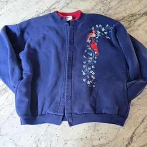 Artisans Sunschein‎ Design Vintage cardigan CARDINAL DESIGN sweater S/M